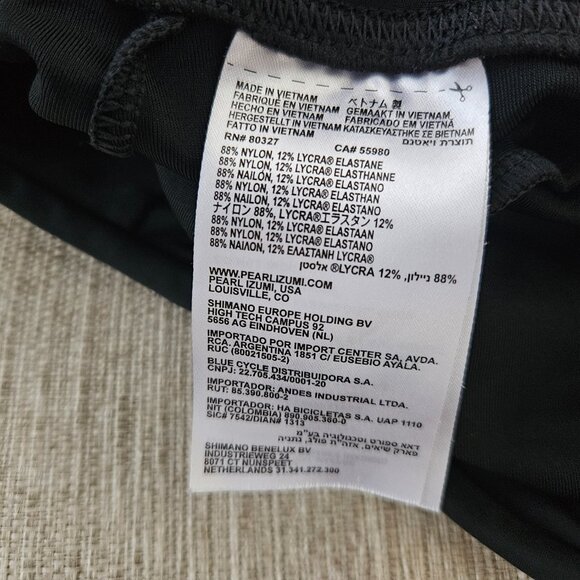 Pearl Izumi Womens Pursuit Cycling Tights Padded XS Extra Small Black - Picture 6 of 6